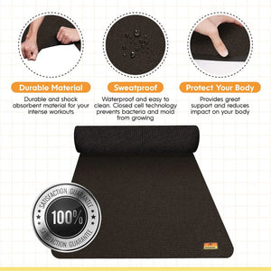 6' x 4' x 8mm Yoga Mat - (24 Square Feet) Pogamat
